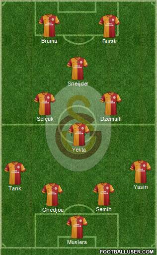 Galatasaray SK Formation 2014