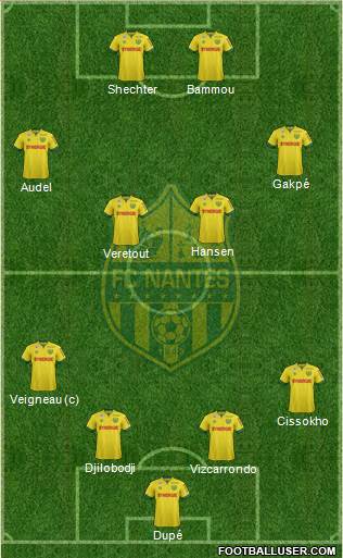FC Nantes Formation 2014