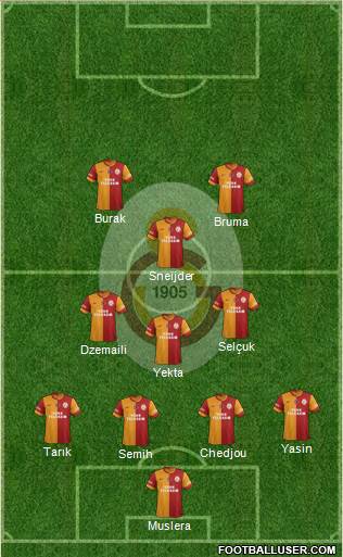 Galatasaray SK Formation 2014