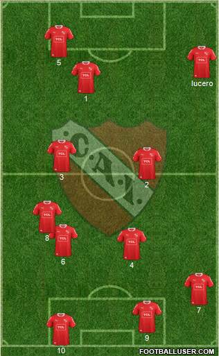 Independiente Formation 2014