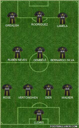 Tottenham Hotspur Formation 2014