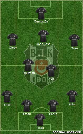 Besiktas JK Formation 2014