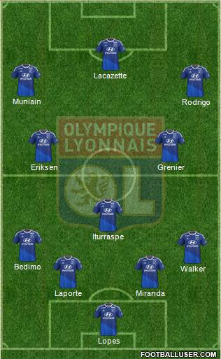 Olympique Lyonnais Formation 2014