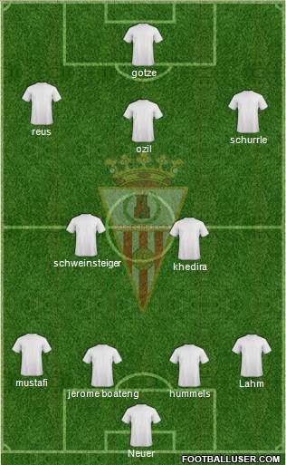 Algeciras C.F. football formation