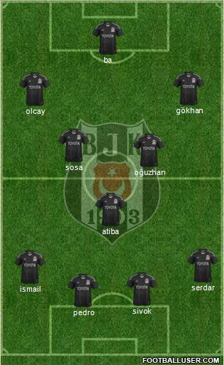 Besiktas JK Formation 2014