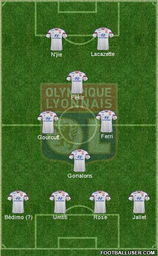 Olympique Lyonnais Formation 2014