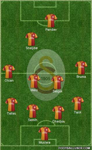 Galatasaray SK Formation 2014