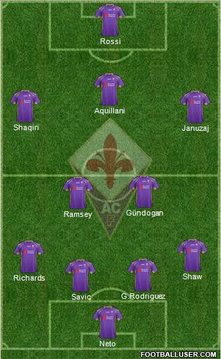 Fiorentina Formation 2014