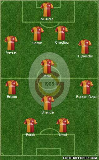 Galatasaray SK Formation 2014