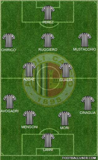 Ascoli football formation