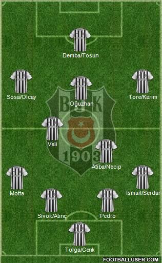 Besiktas JK Formation 2014