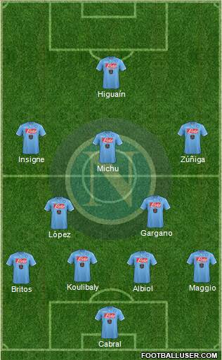 Napoli Formation 2014