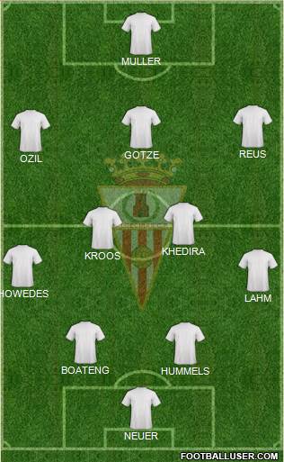 Algeciras C.F. football formation