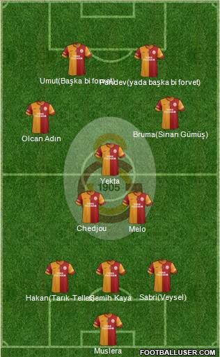 Galatasaray SK Formation 2014