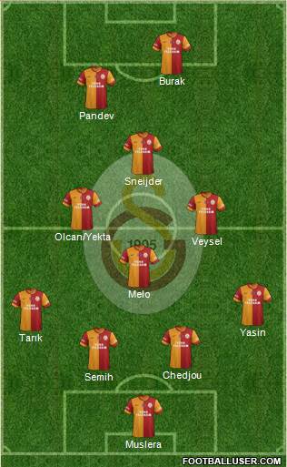 Galatasaray SK Formation 2014