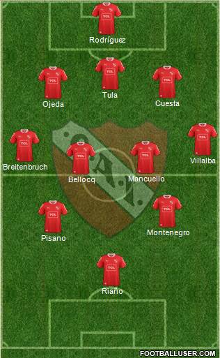 Independiente Formation 2014