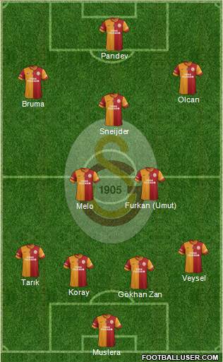 Galatasaray SK Formation 2014
