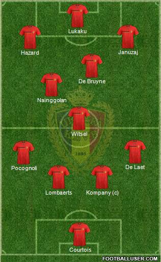 Belgium Formation 2014