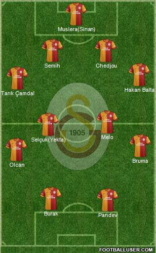 Galatasaray SK Formation 2014