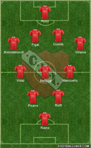 Independiente Formation 2014