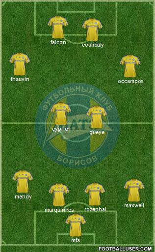 BATE Borisov Formation 2014