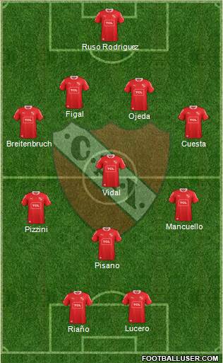 Independiente Formation 2014