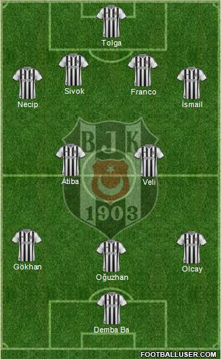 Besiktas JK Formation 2014