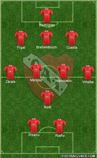 Independiente Formation 2014