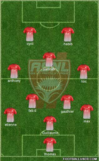A.S. Nancy Lorraine Formation 2014