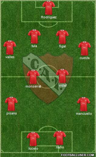 Independiente Formation 2014