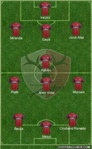 Kashima Antlers Formation 2014
