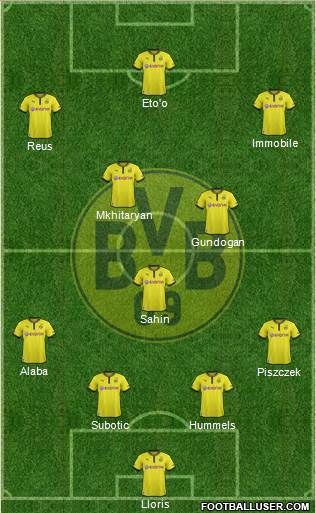 Borussia Dortmund Formation 2014