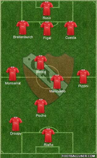 Independiente Formation 2014