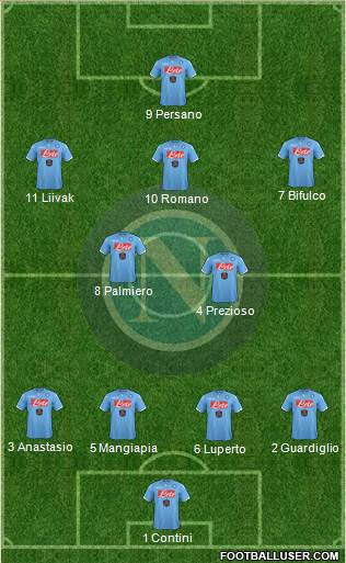 Napoli Formation 2014