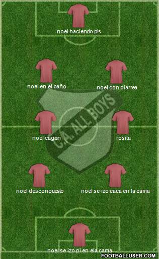 All Boys Formation 2014