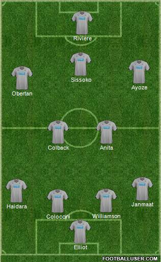 Newcastle United Formation 2014