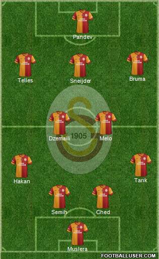 Galatasaray SK Formation 2014