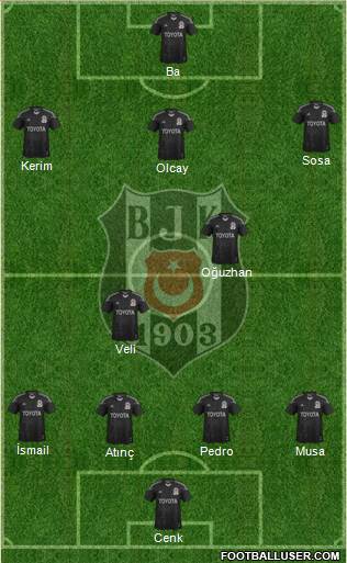 Besiktas JK Formation 2014