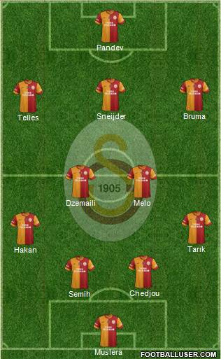 Galatasaray SK Formation 2014