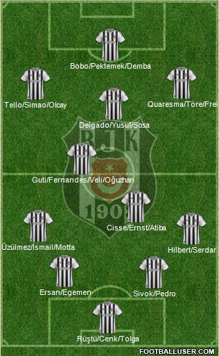Besiktas JK Formation 2014