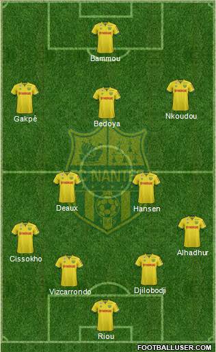 FC Nantes Formation 2014