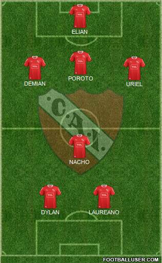Independiente Formation 2014
