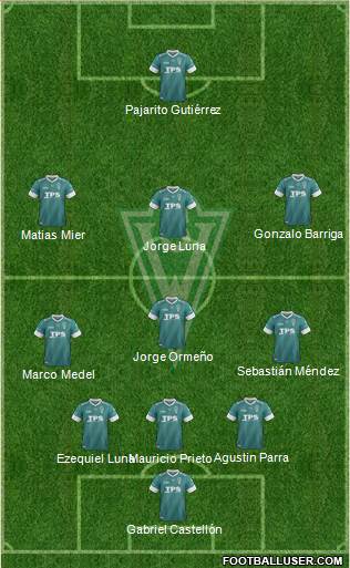 CD Santiago Wanderers S.A.D.P. Formation 2014