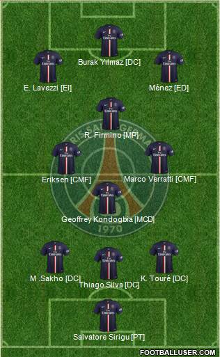 Paris Saint-Germain Formation 2014