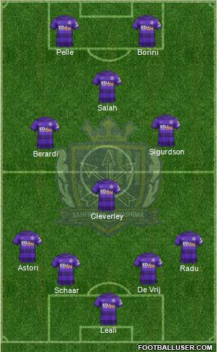 Sanfrecce Hiroshima Formation 2014