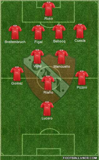 Independiente Formation 2014