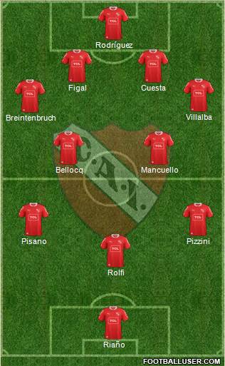 Independiente Formation 2014