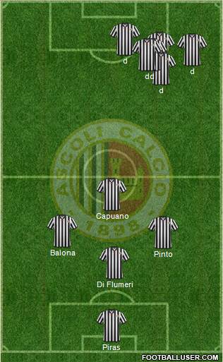 Ascoli football formation