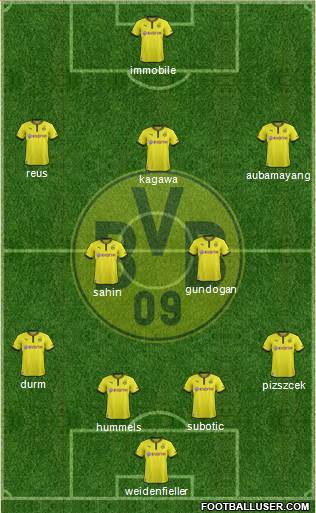 Borussia Dortmund Formation 2014