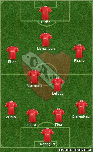 Independiente Formation 2014